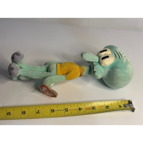 TY Beanie Babies Squidward Tentacles 9" Plush Toy SpongeBob SquarePants Cartoon - Picture 7 of 7